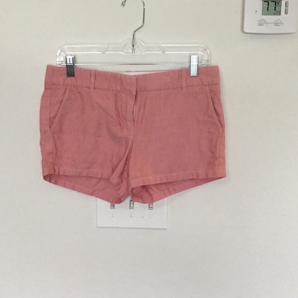 J. Crew salmon pink shorts size 4 - Picture 1 of 4